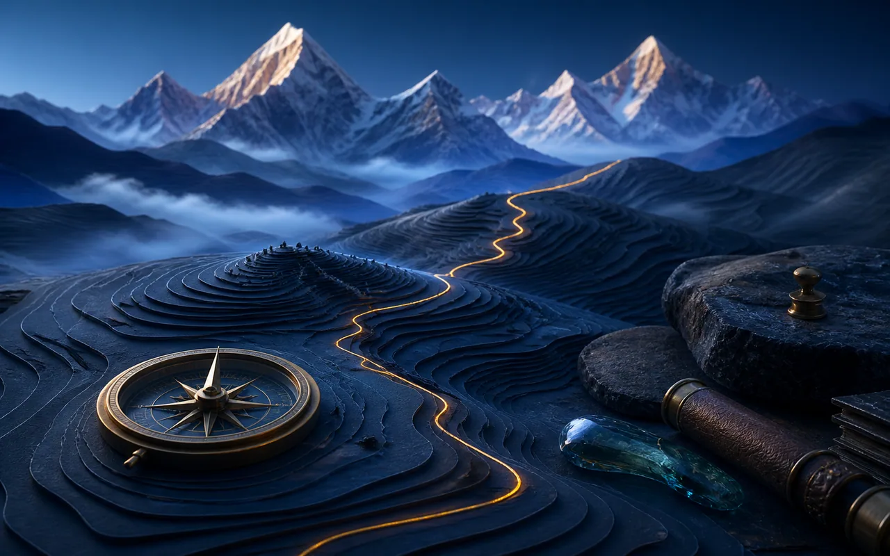 Pathline Travel — Tour company fictional concept artwork
